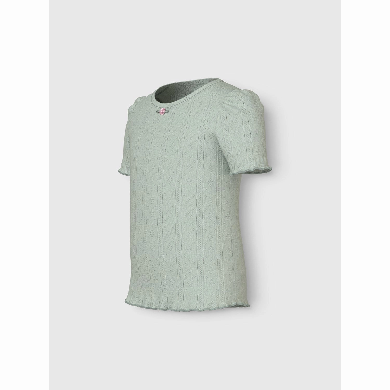 Outdoor Leisure Look Name It Aqua Gray Jsilke Slim T-Shirt