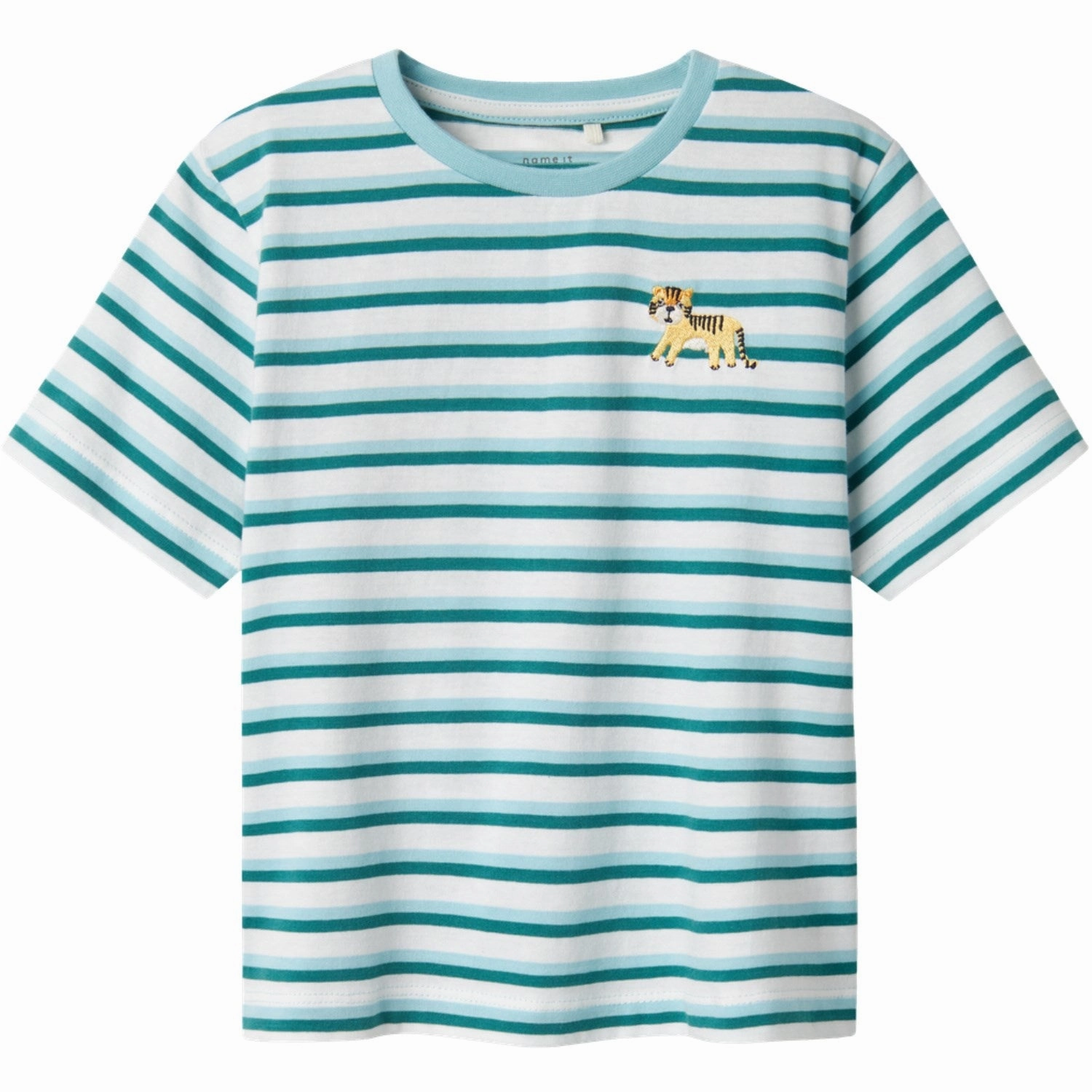 Name It Aquatic Nmmjellan Ss Nreg Top Pb Timeless Layering Layered Neckline