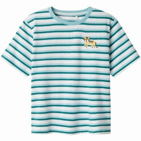 Name It Aquatic Nmmjellan Ss Nreg Top Pb Timeless Layering Layered Neckline