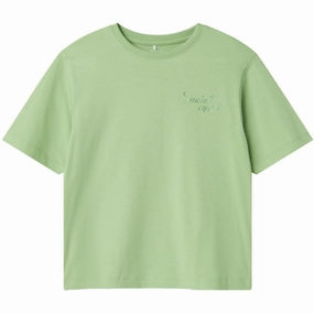SeamlessConstruction Indoor clothing Name It Arcadian Green Flutti Regular T-Shirt