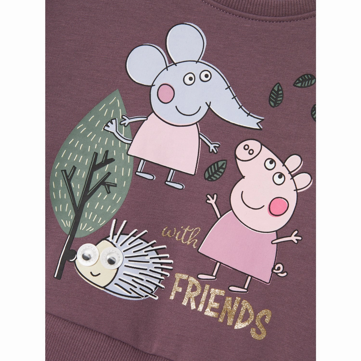 Name It Arctic Dusk Ordi Peppa Pig Regular Sweat Dress Crisp Silhouette Smart Wear