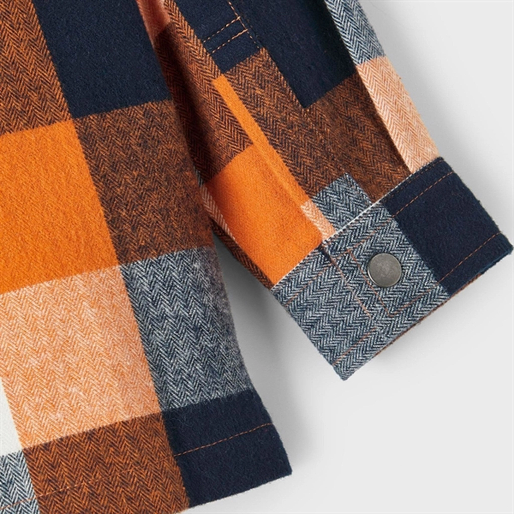 Name it Autumn Maple Lane Overshirt Double Needle Hemming checkered pattern
