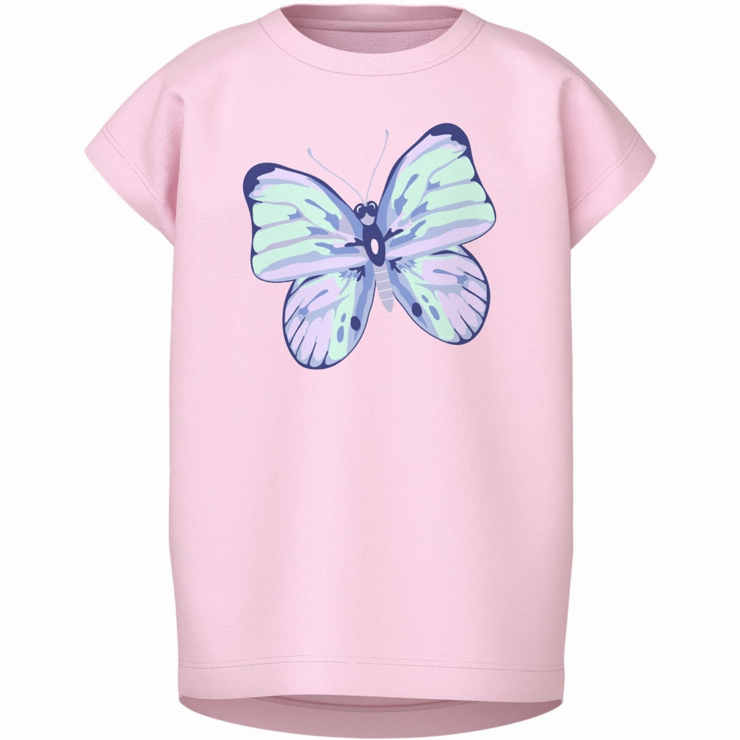Name It Ballerina Butterfly Vigea Capsl T-Shirt Fade Resistant Coating Longline Hemline