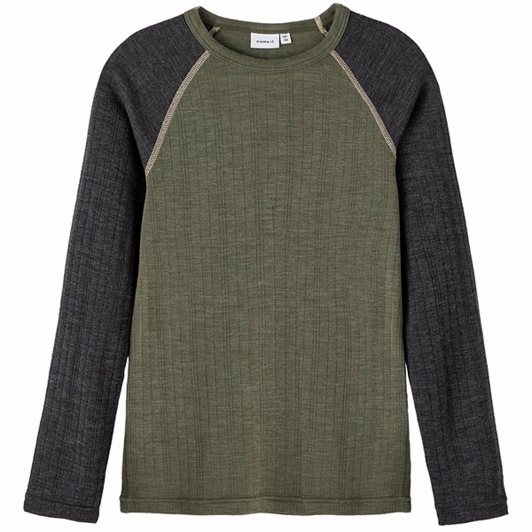 Name it Beetle Wang Wool Needle Blouse Solid Ethical production