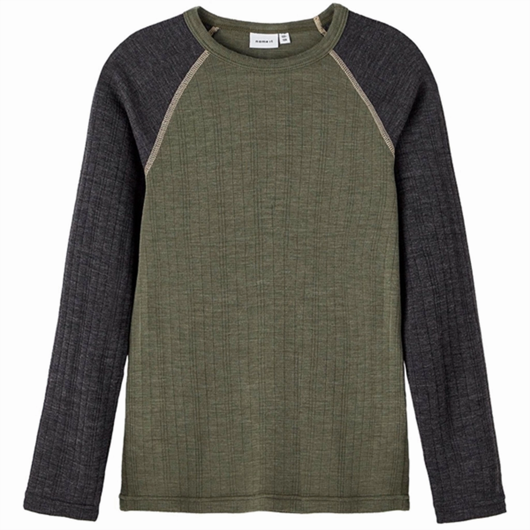 Name it Beetle Wang Wool Needle Blouse Solid Matte Finish