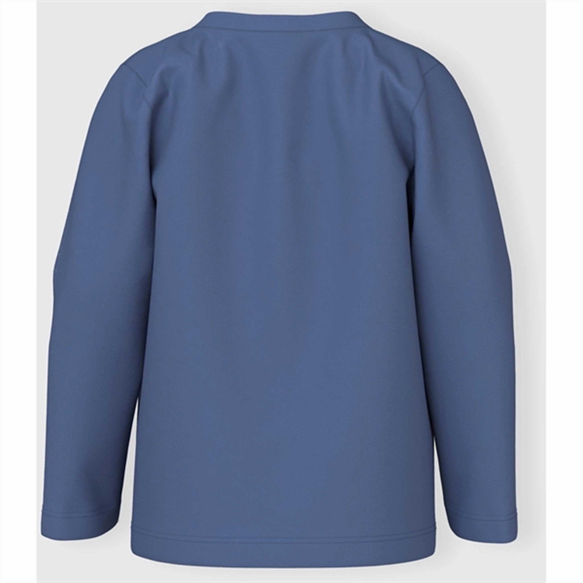 Name it Bijou Blue Tiger Blouse Stretch Fabric Bold Print