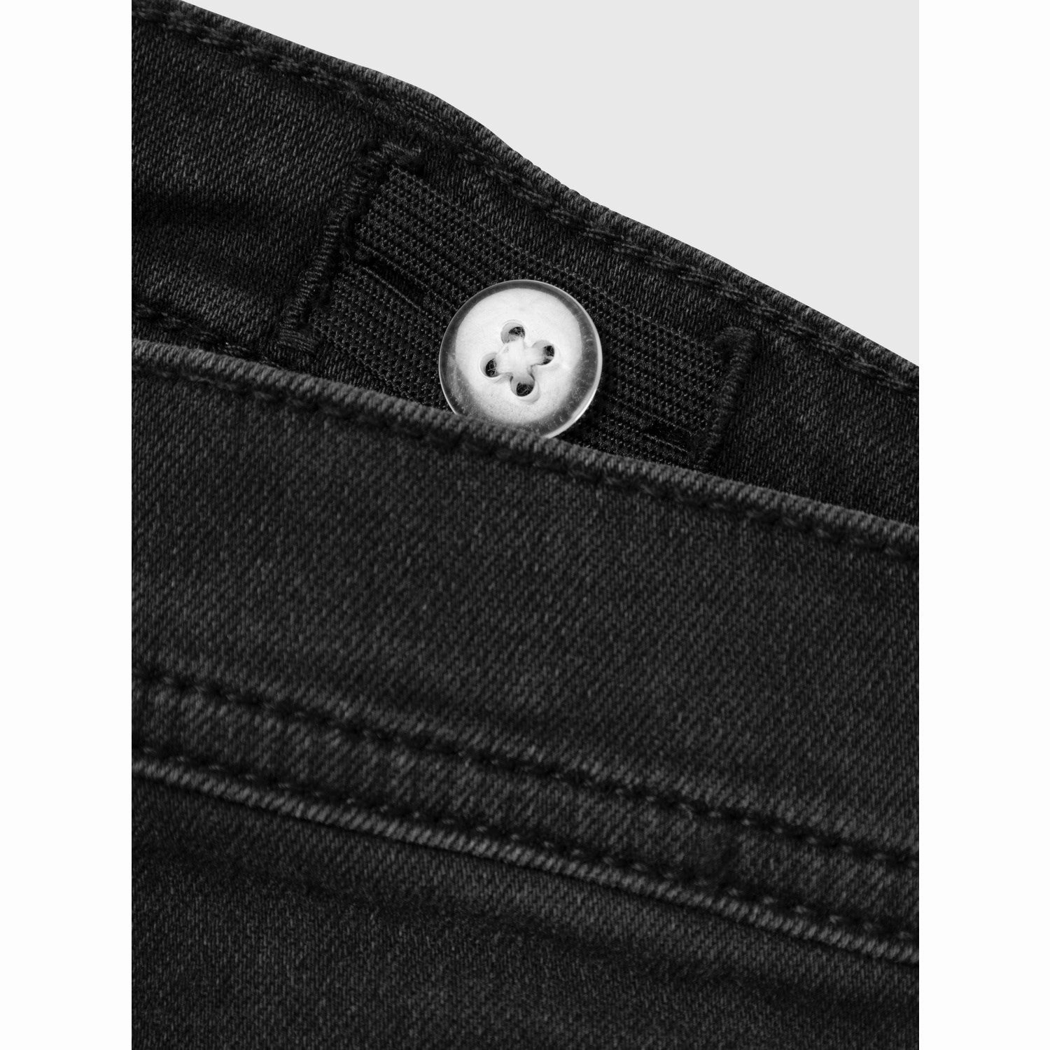 Name It Black Denim Rose Wide Jeans Trendy Apparel Outfit Basic