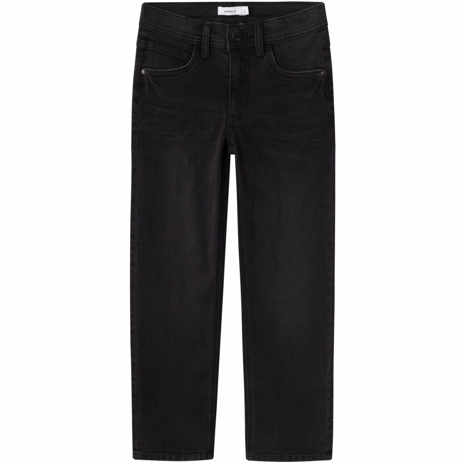Lightweight Denim Blend Name It Black Denim Ryan Straight Jeans