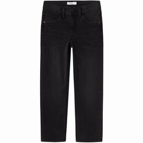 Luxury Student Outfit Name It Black Denim Ryan Straight Jeans