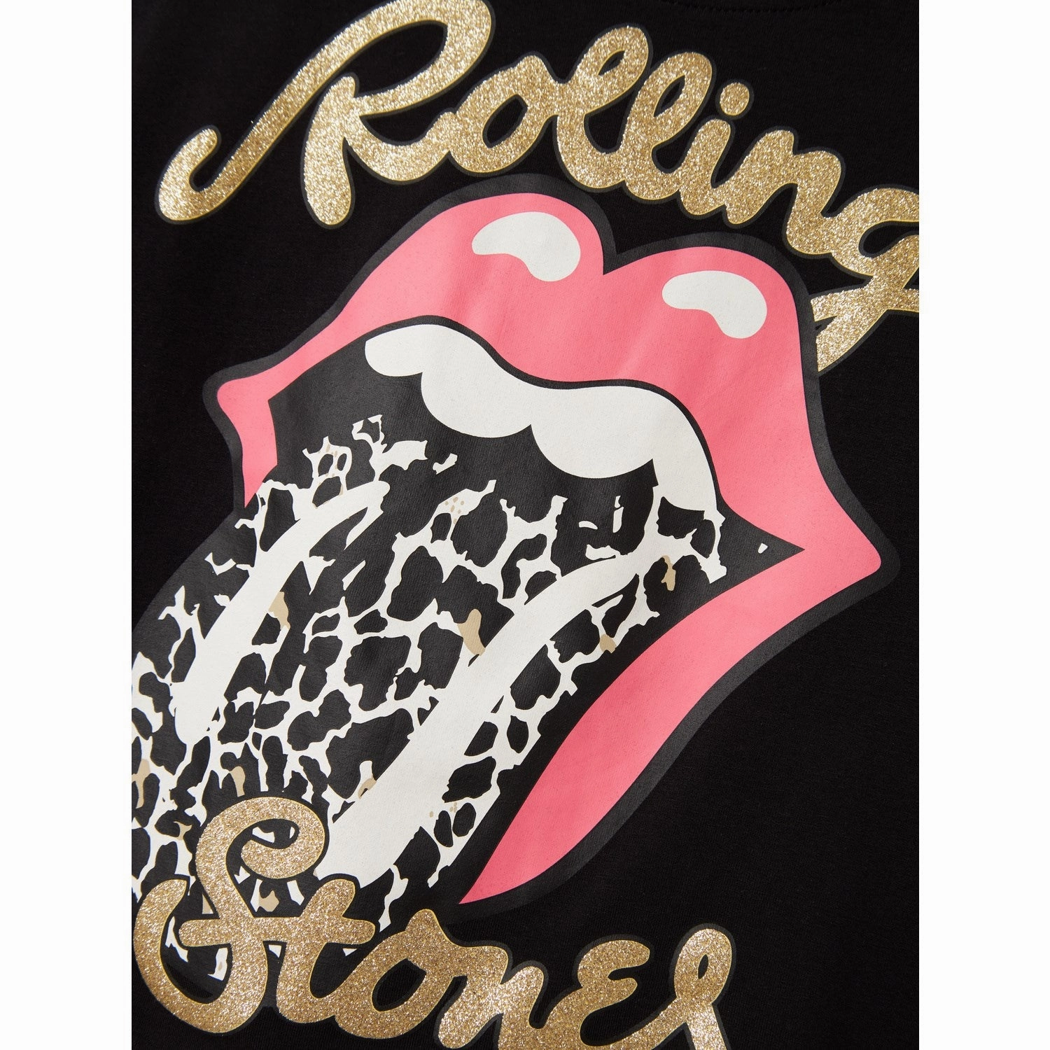 Name It Black Farda Rolling Stones Regular T-Shirt Quality Comfort