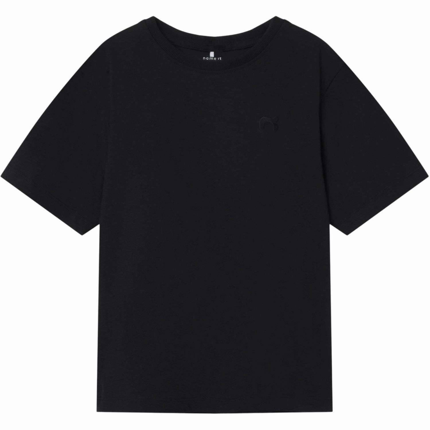 NonRestrictiveCut Classic Wear Name It Black Greg Nreg T-Shirt Noos