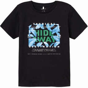 Name It Black Herra T-Shirt Cold Wash Optimized