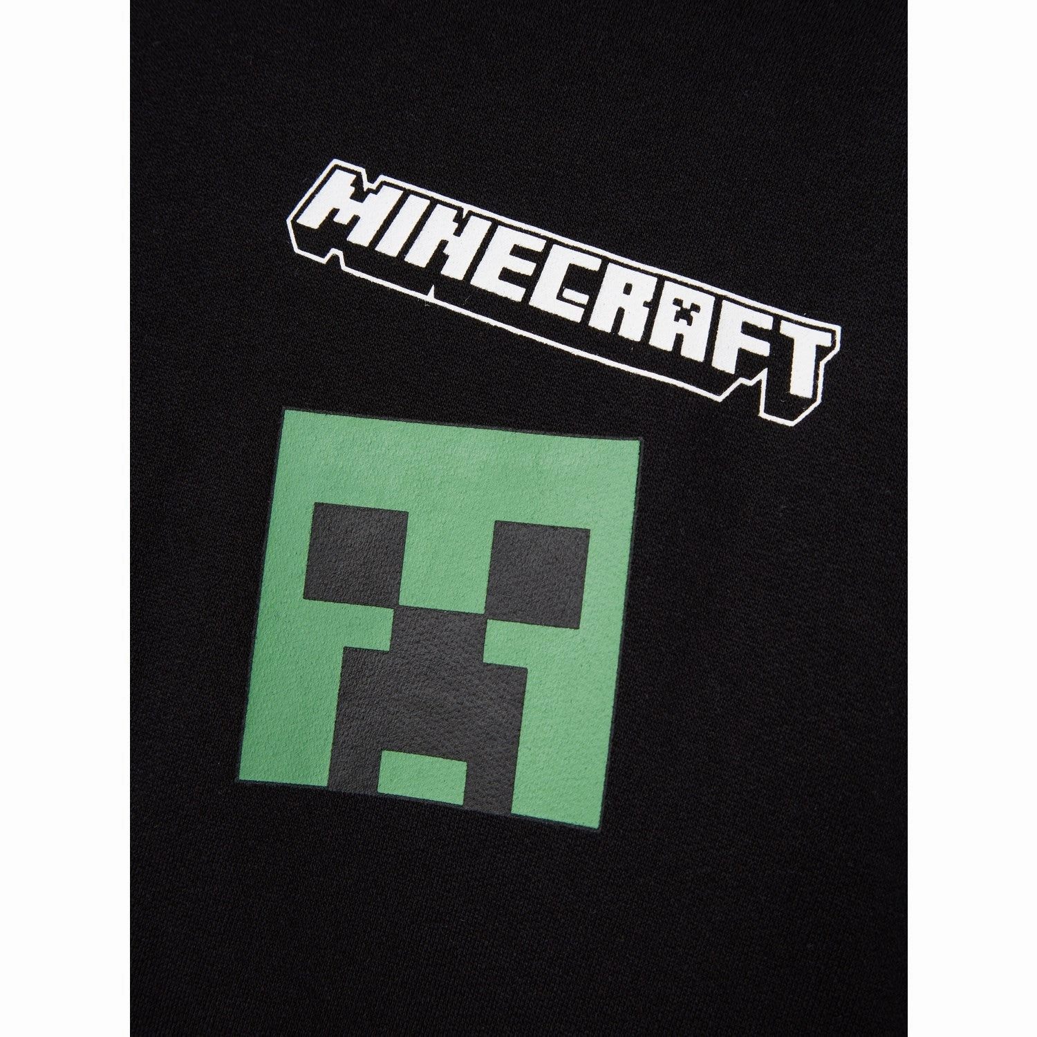 Name It Black Jacot Minecraft Regular Sweatshirt Tagless Labeling Back Graphic