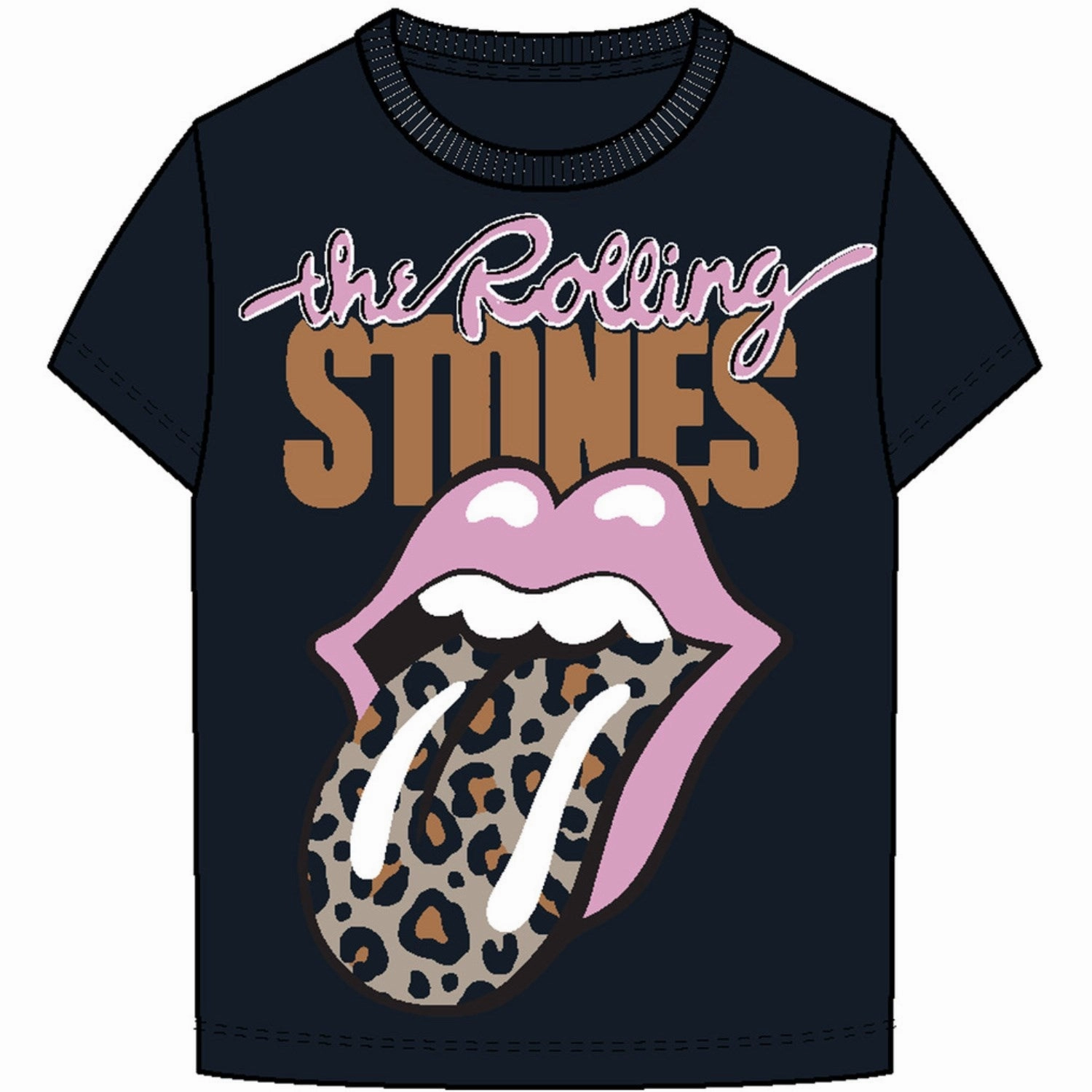 Classic Outfit Cozy Vibe Wear Name It Black Jaxari Rolling Stones T-Shirt