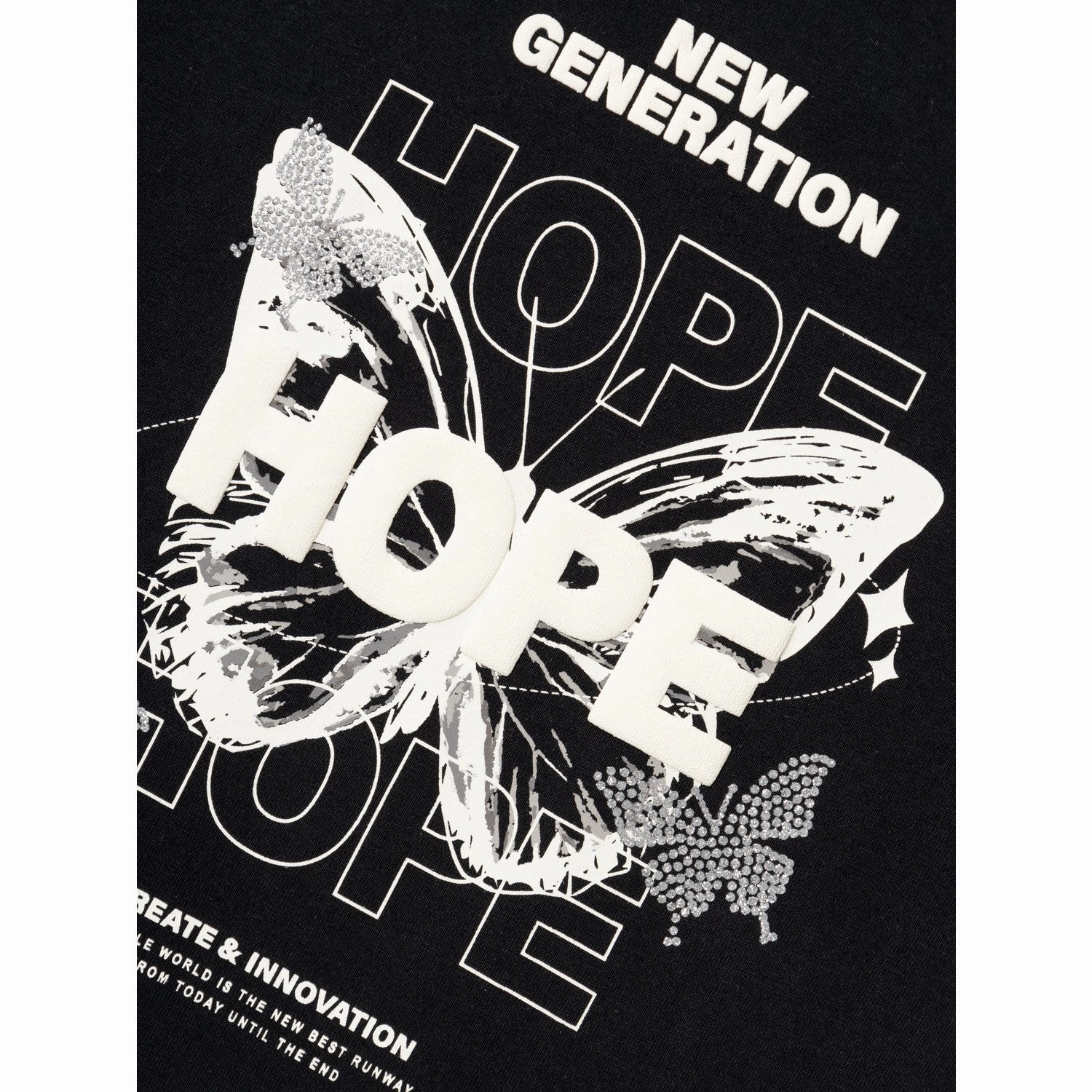 Easy Care Fabric Casual Everyday Name It Black Nole Short T-Shirt