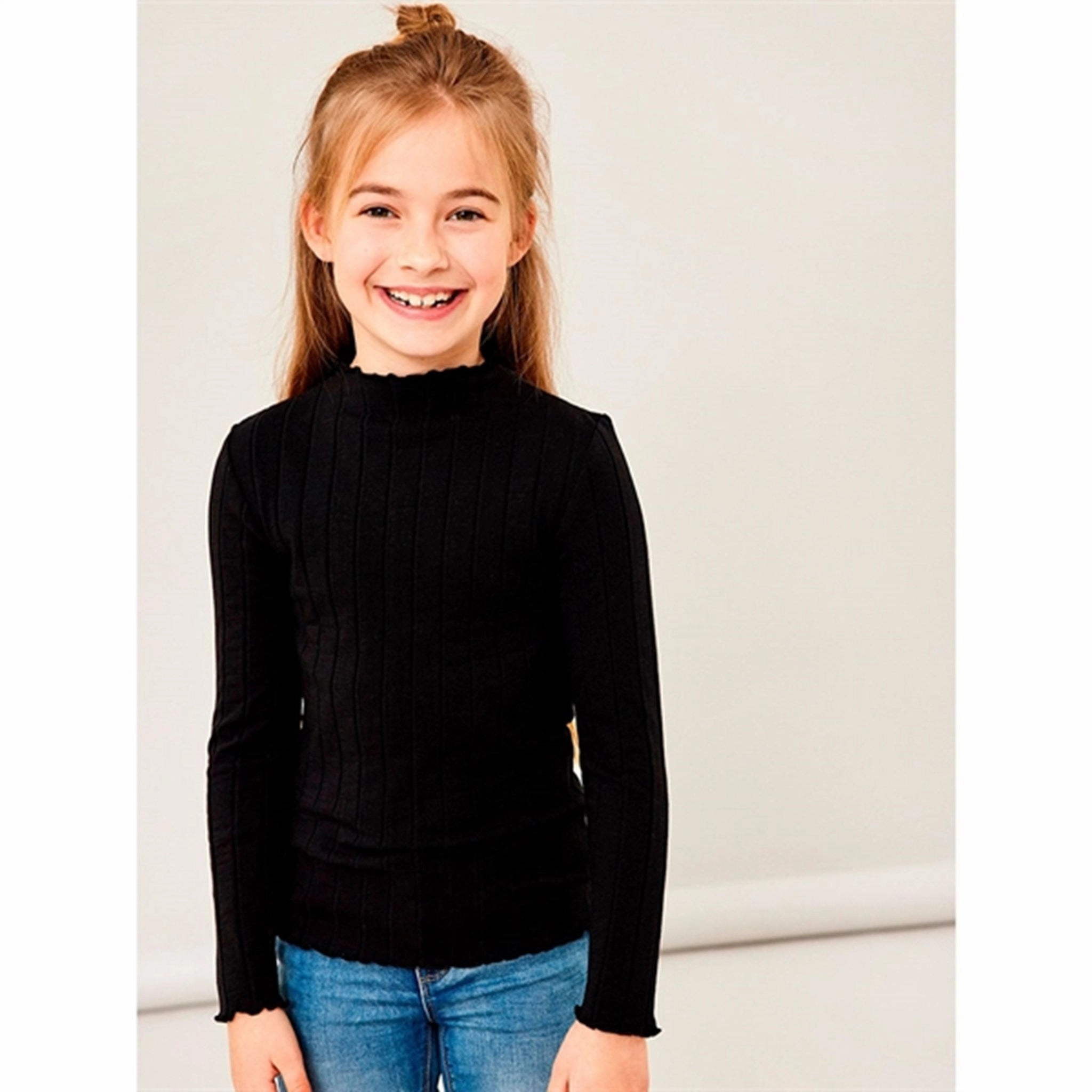 Customizable Design Name it Black Noline Slim Blouse Noos