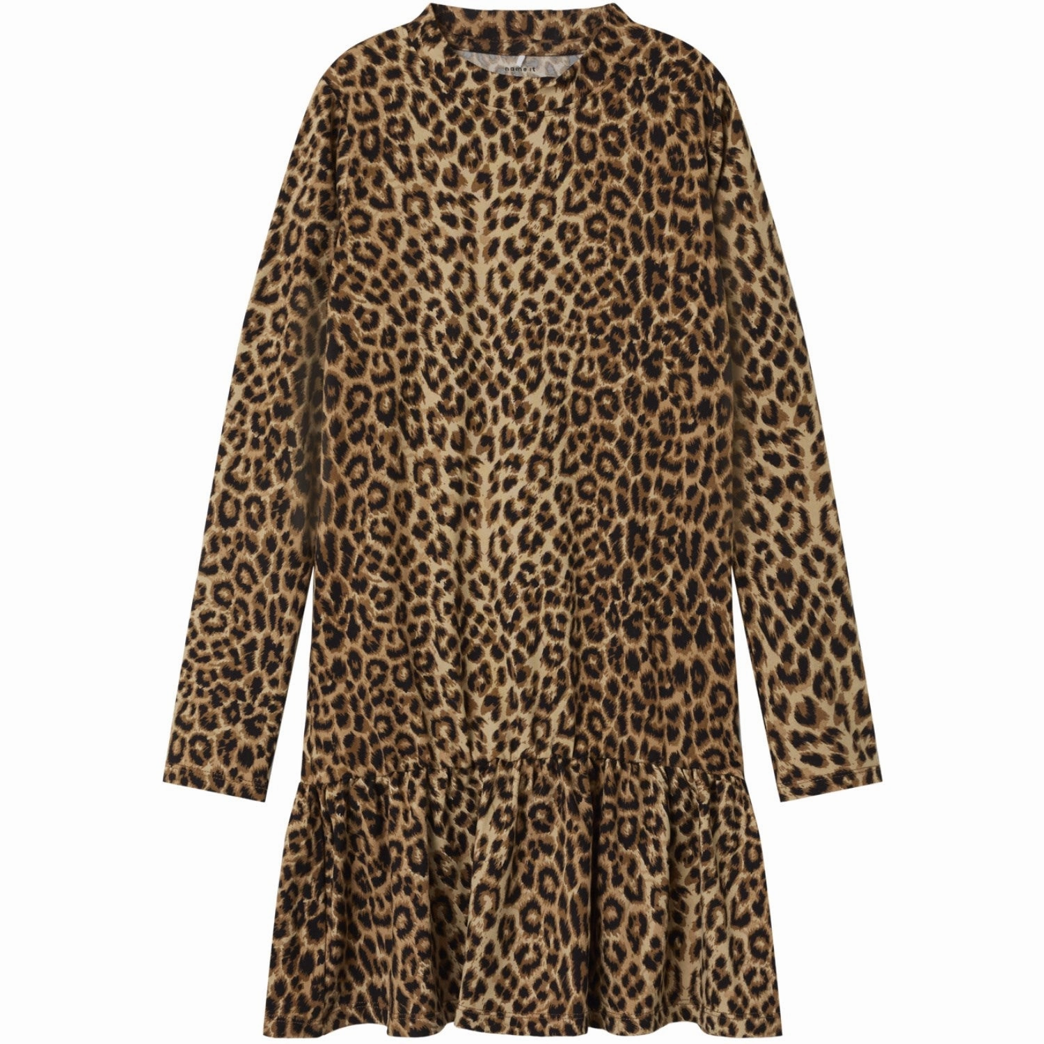 Name It Black Nuni Dress Simple Texture