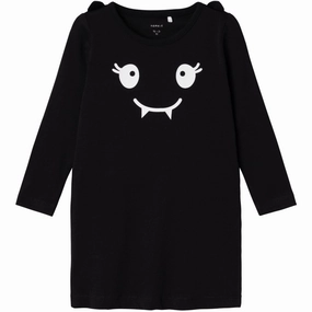 Charming Design Night Appeal Name It Black Oda Dress