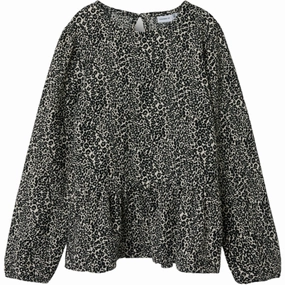 Name It Black Simone Blouse Athletic Cut