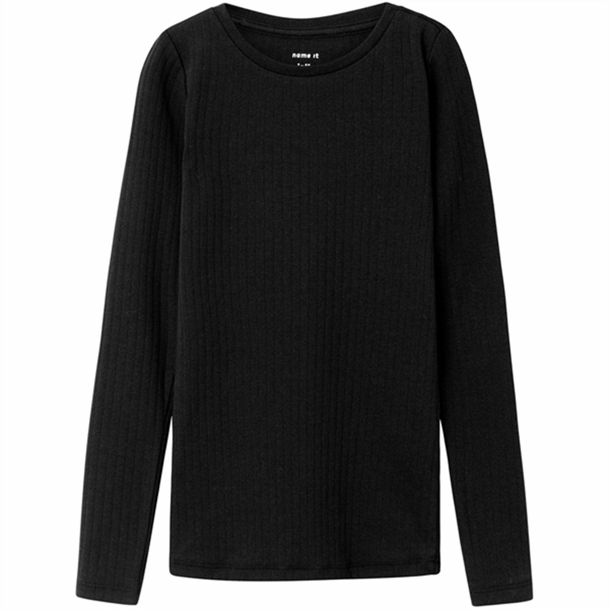 Name it Black Suraja Blouse Solid Noos Non Static Finish Breathable Lining