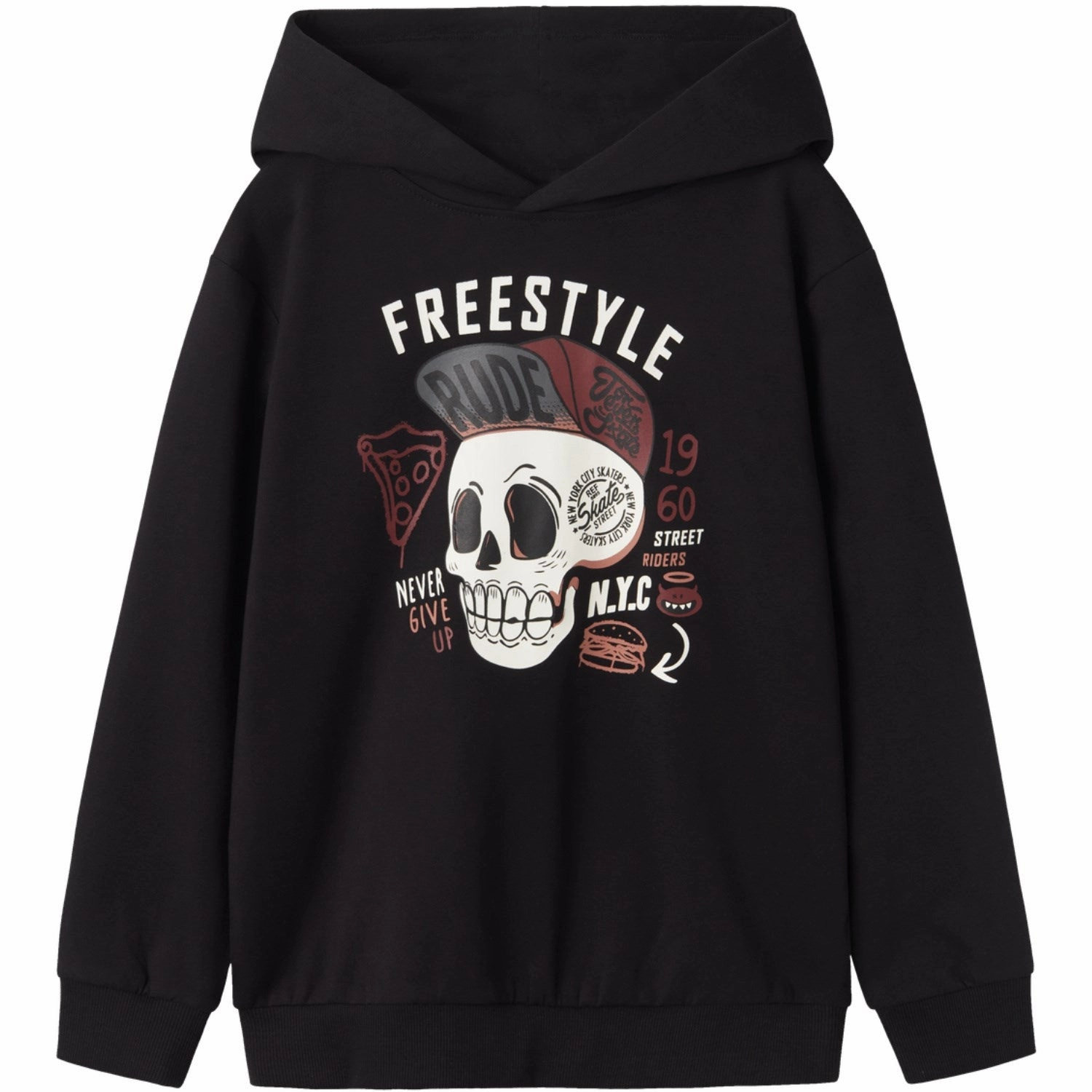 Name It Black Tuduke Regular Sweatshirts Eland like