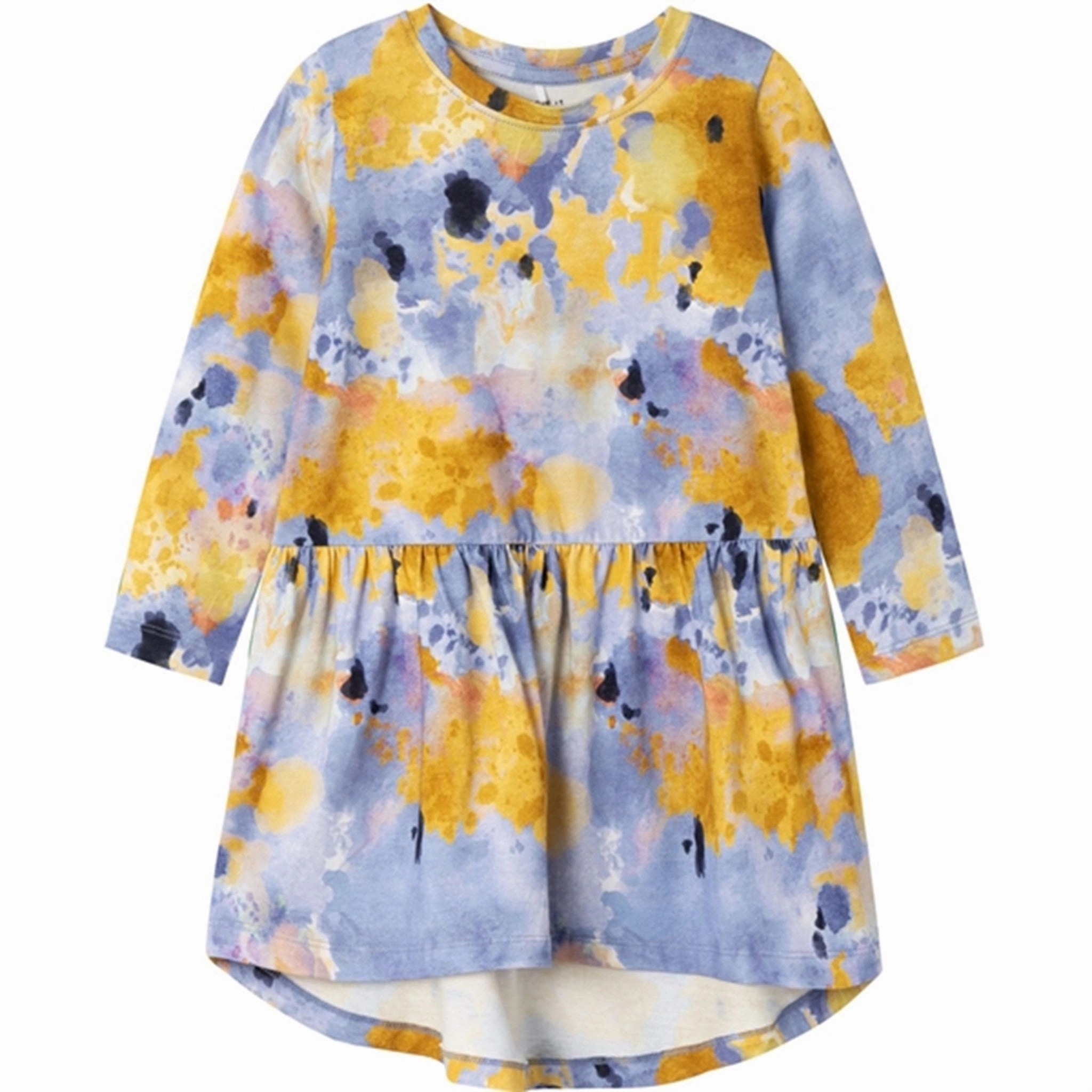 Name it Blue Ice Birgit Dress Draped-Style Fashion Layers