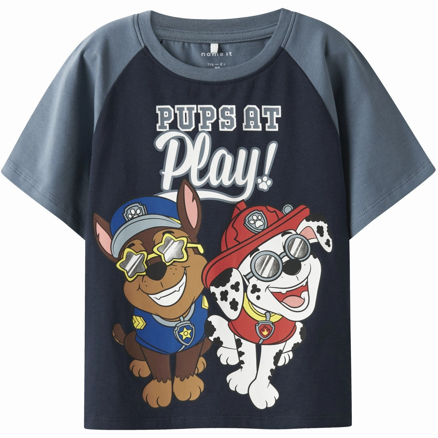 Snag Resistant Surface Name It Blue Mirage Mulin Paw Patrol Regular T-Shirt