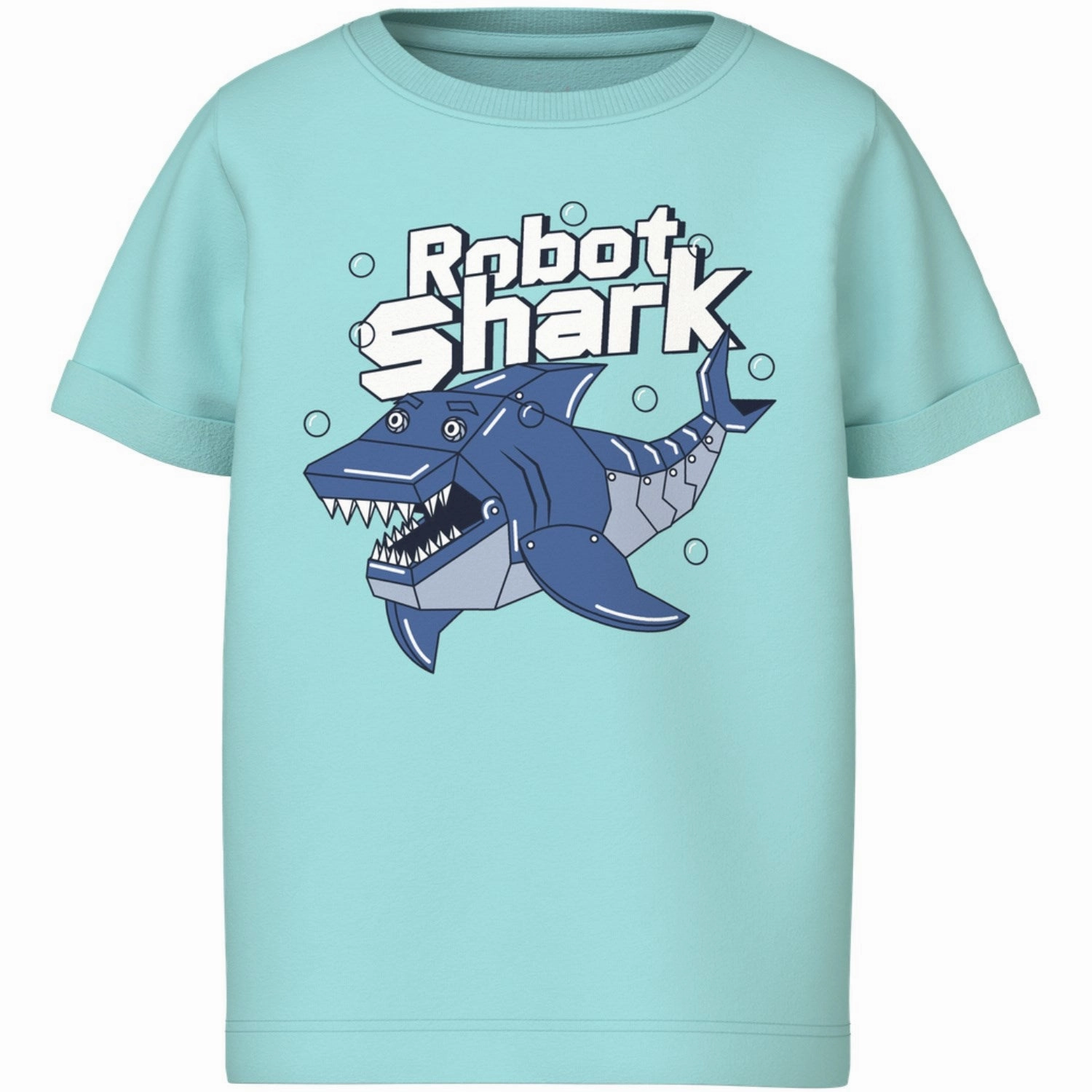 Soft Comfort Wear Name It Blue Tint Shark Nmmvux Ss Top