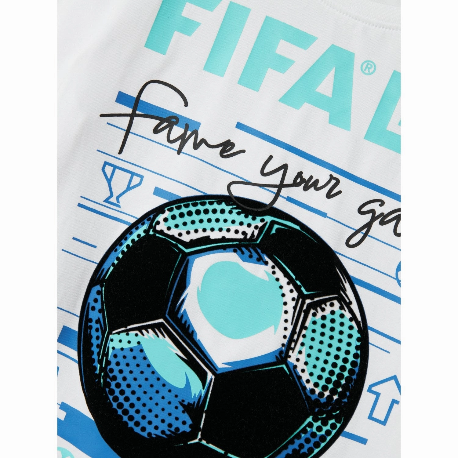 Effortless Layer Name It Bright White Adian Fifa E T-Shirt
