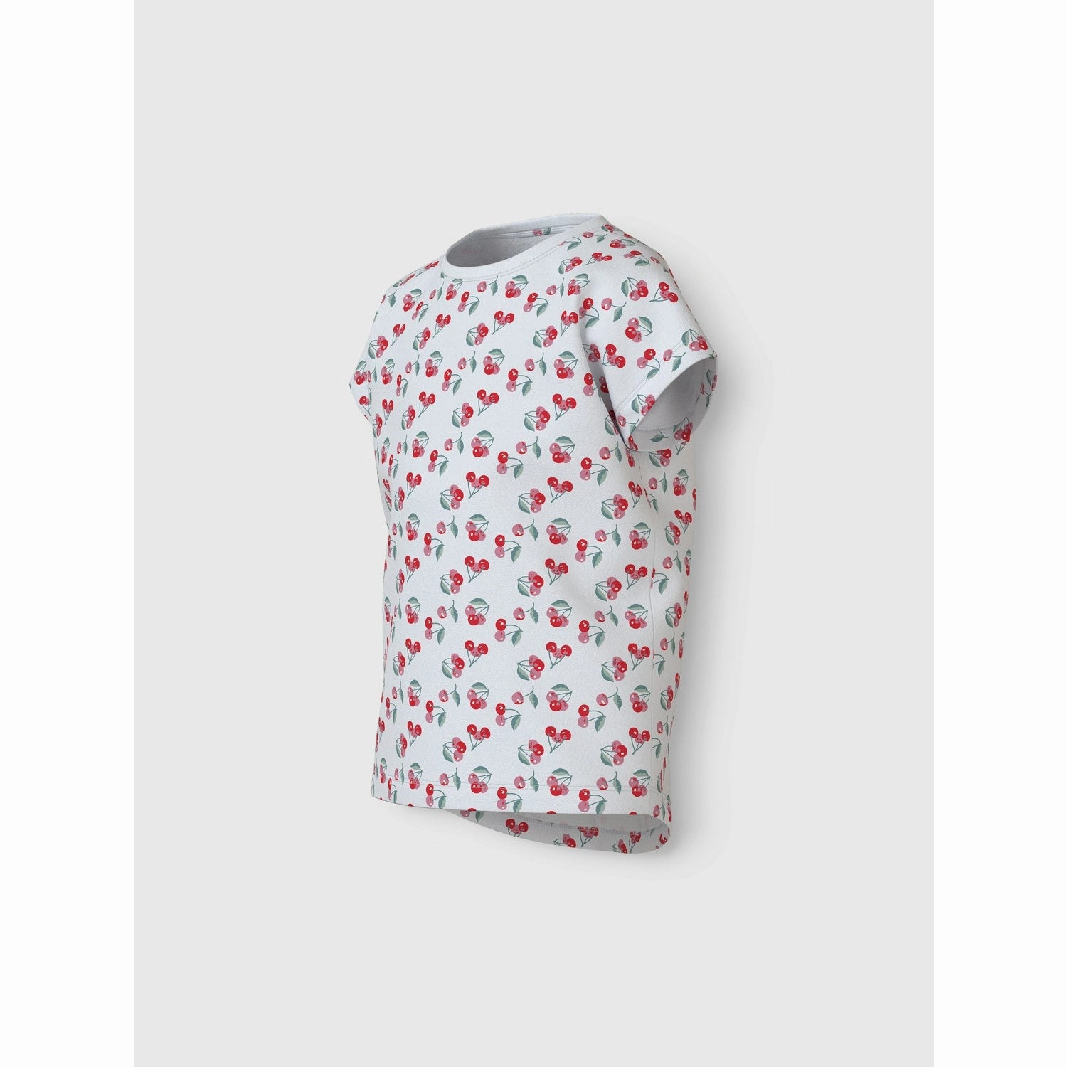 Name It Bright White Cherries Vigga T-Shirt Anti Pilling Surface