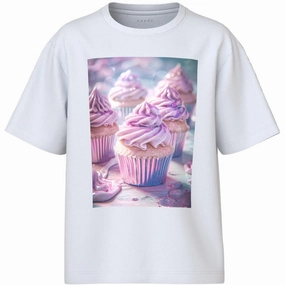 EcoFriendlyMaterial Weekend Fashion Name It Bright White Cupcake Nkfvotea Ss Nreg Top