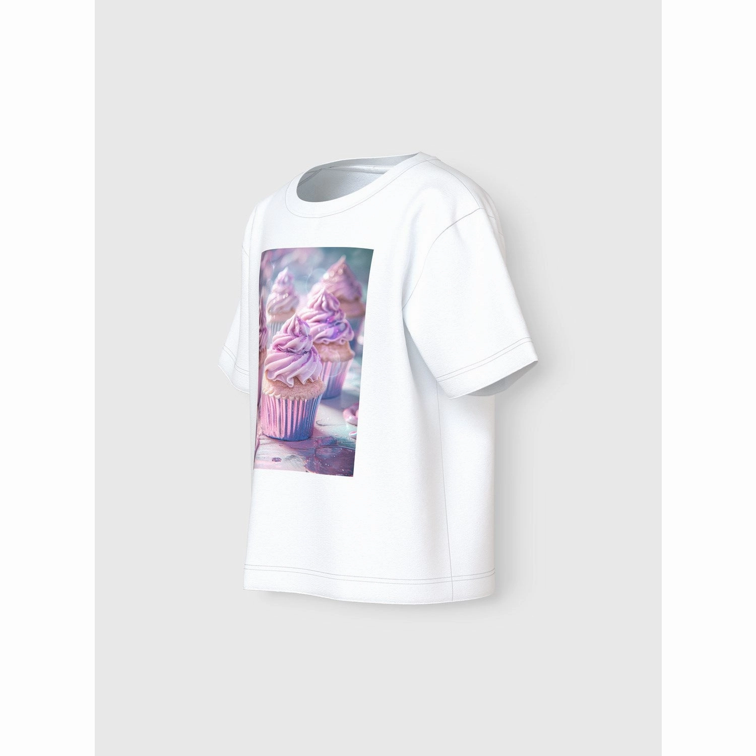 Tagless Comfort Name It Bright White Cupcake Nmfvotea Ss Nreg Top