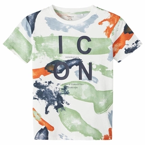 Name it Bright White Dallan T-Shirt Weekend Essential