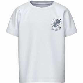 Soft Touch Fabric Name it Bright White Dinosaur Velux T-Shirt