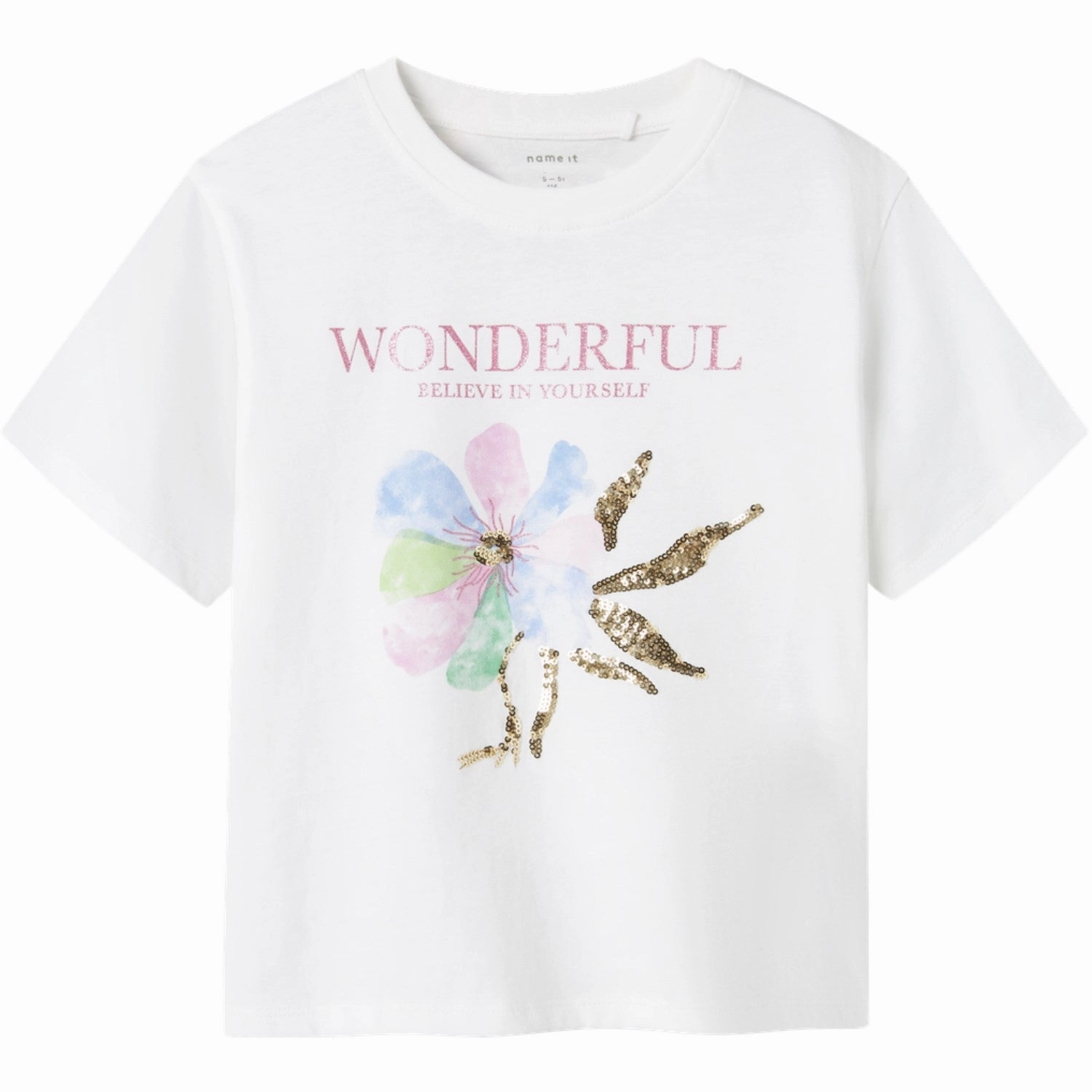 Comfort and Fit Smart Layer Name It Bright White Dukko Regular T-Shirt