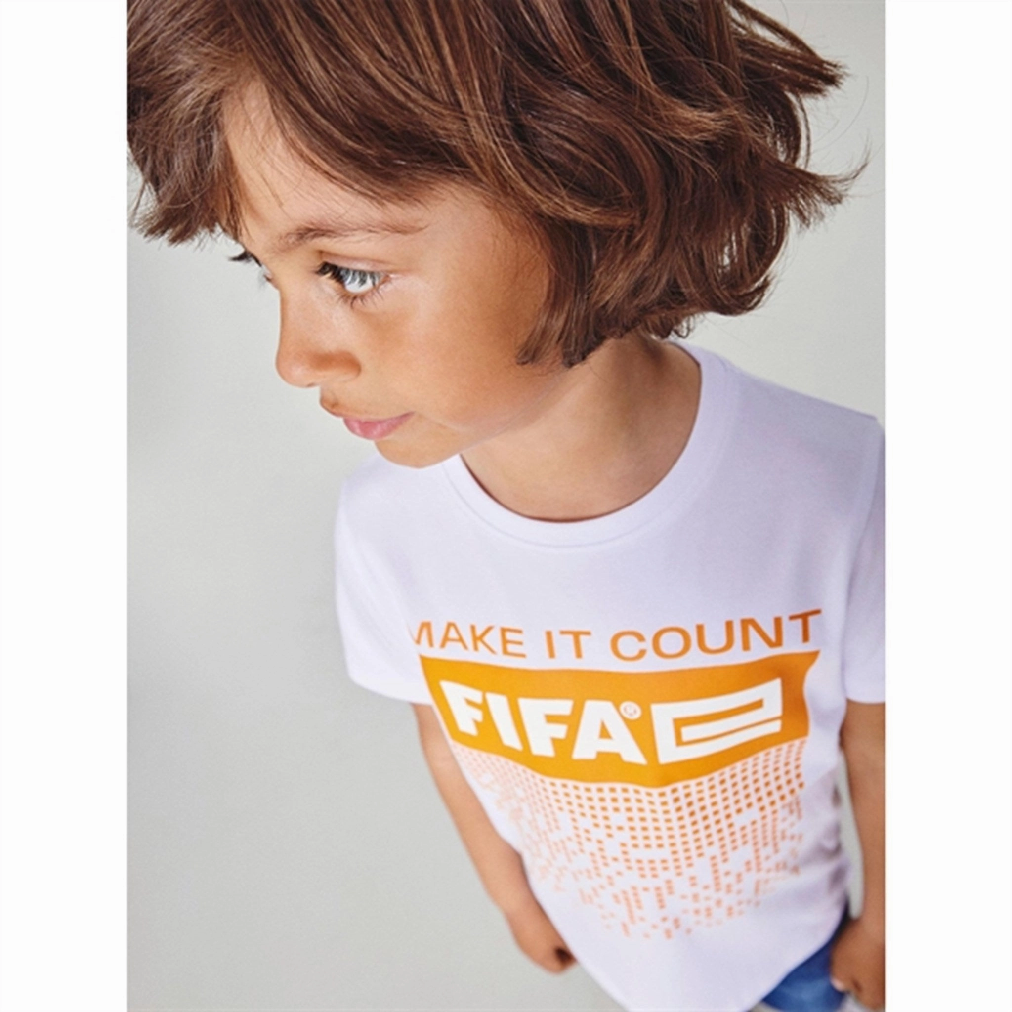 Essential Wear Garment Dyed Name it Bright White Fadil Fifae T-Shirt