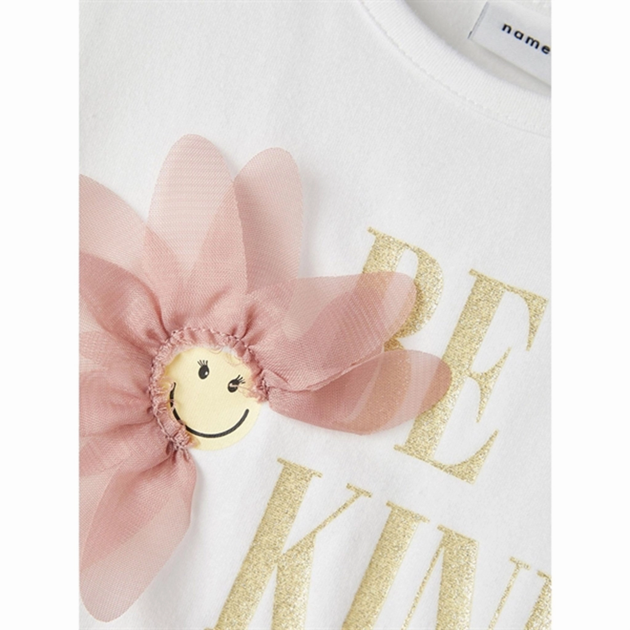 Name it Bright White Farra Happy Dress Simple Chic