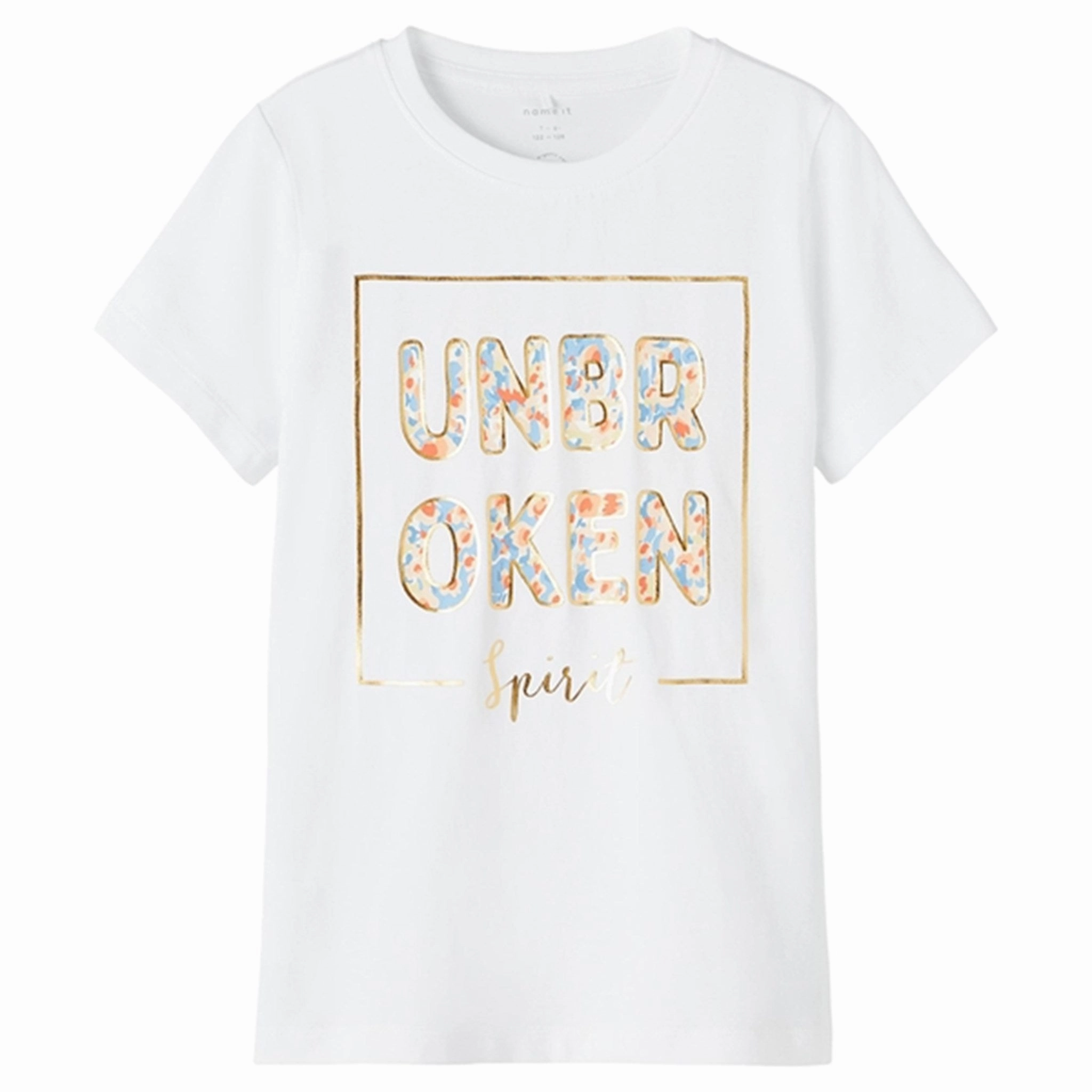 Casual Comfort Outdoor Trend Look Name it Bright White Fisilk T-Shirt