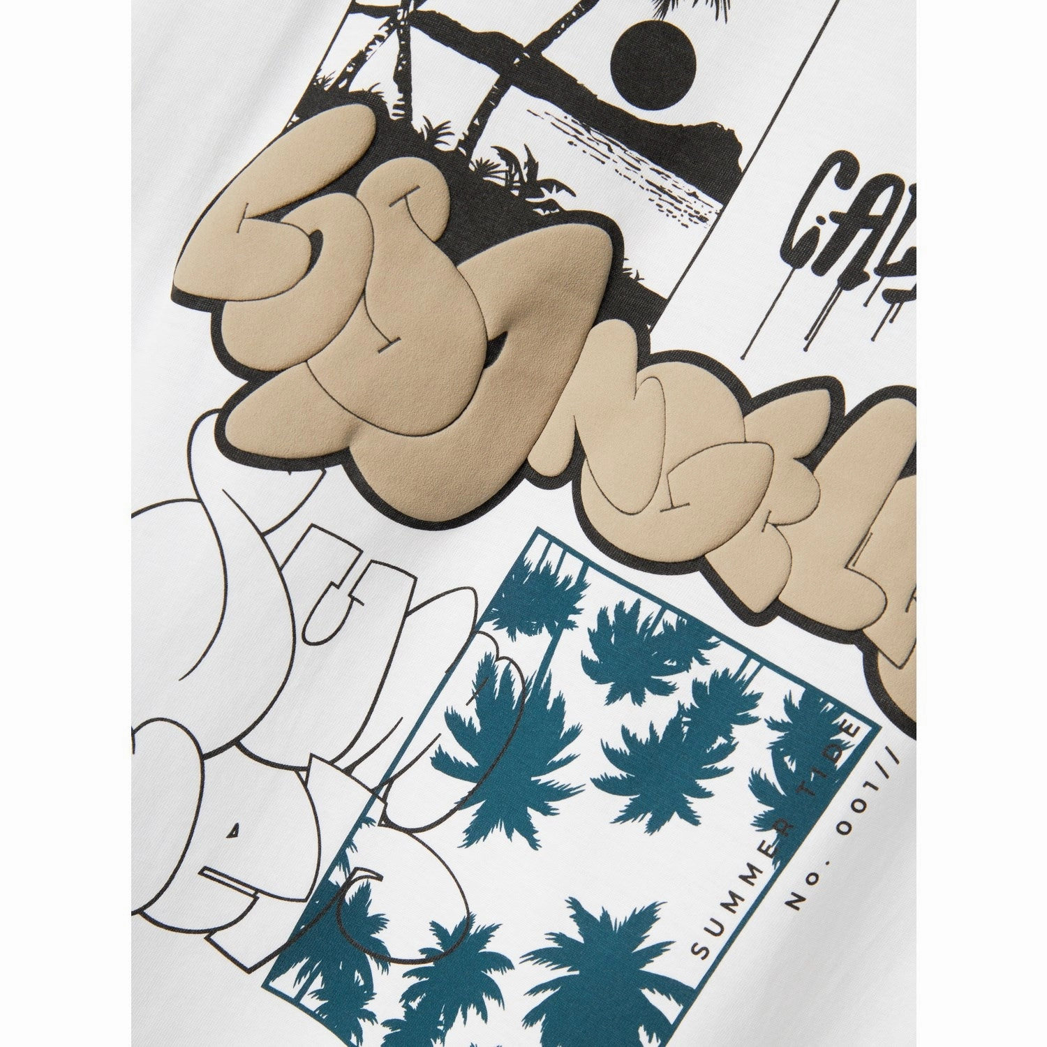 Non Iron Fabric Comfortable And Trendy Name It Bright White Gulf Coast Zulla Regular T-Shirt Noos