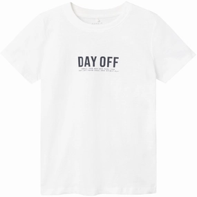 Name It Bright White Hakke T-Shirt Party fun