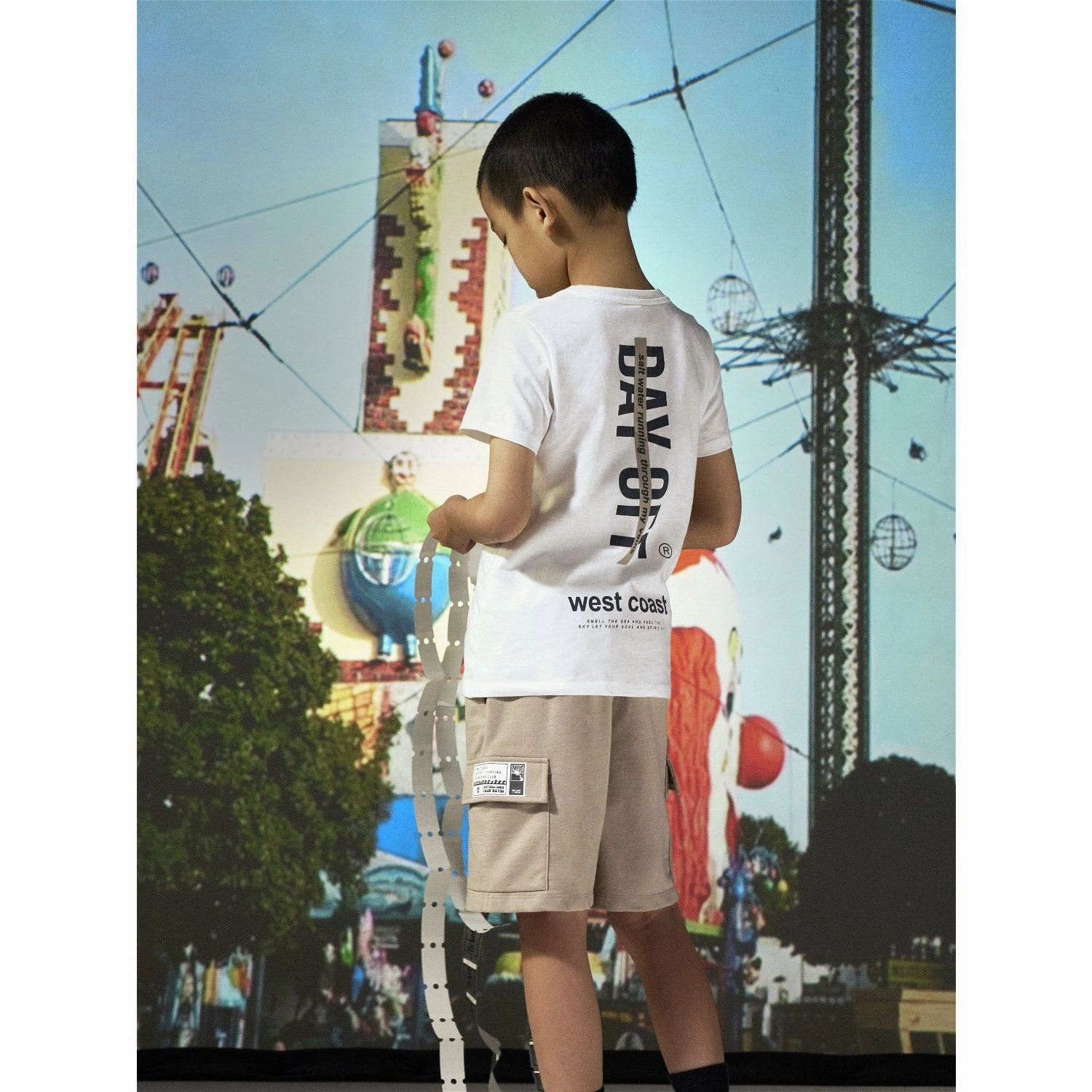 Name It Bright White Hakke T-Shirt Basic Layer Fresh Look