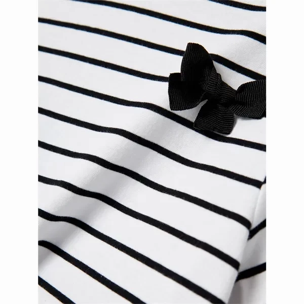 ethical Striped modernity Name it Bright White Hellamia Short Top