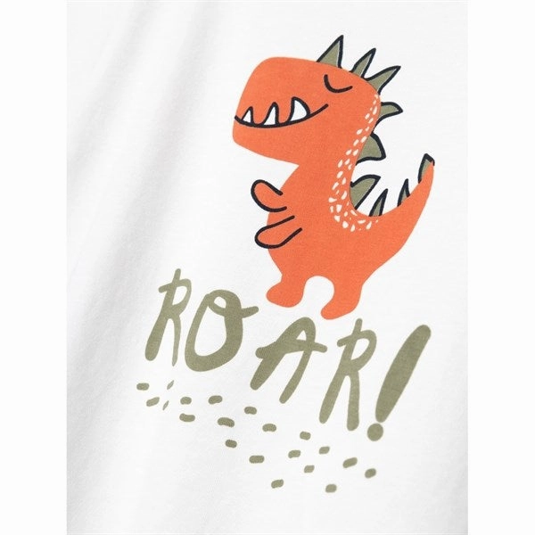 Breathable touch Comfy Vibes Name it Bright White Hikke T-Shirt