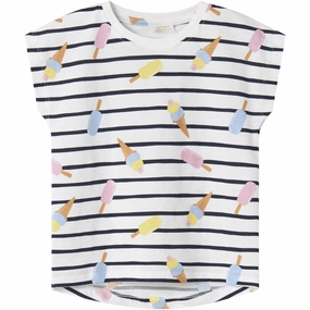 Name It Bright White Ice Vigga Capsl T-Shirt Seasonal Fashion All-Day Wear