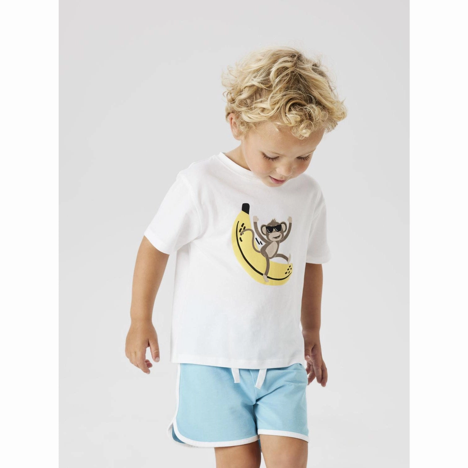 Name It Bright White Jax Regular T-Shirt Outdoor Style