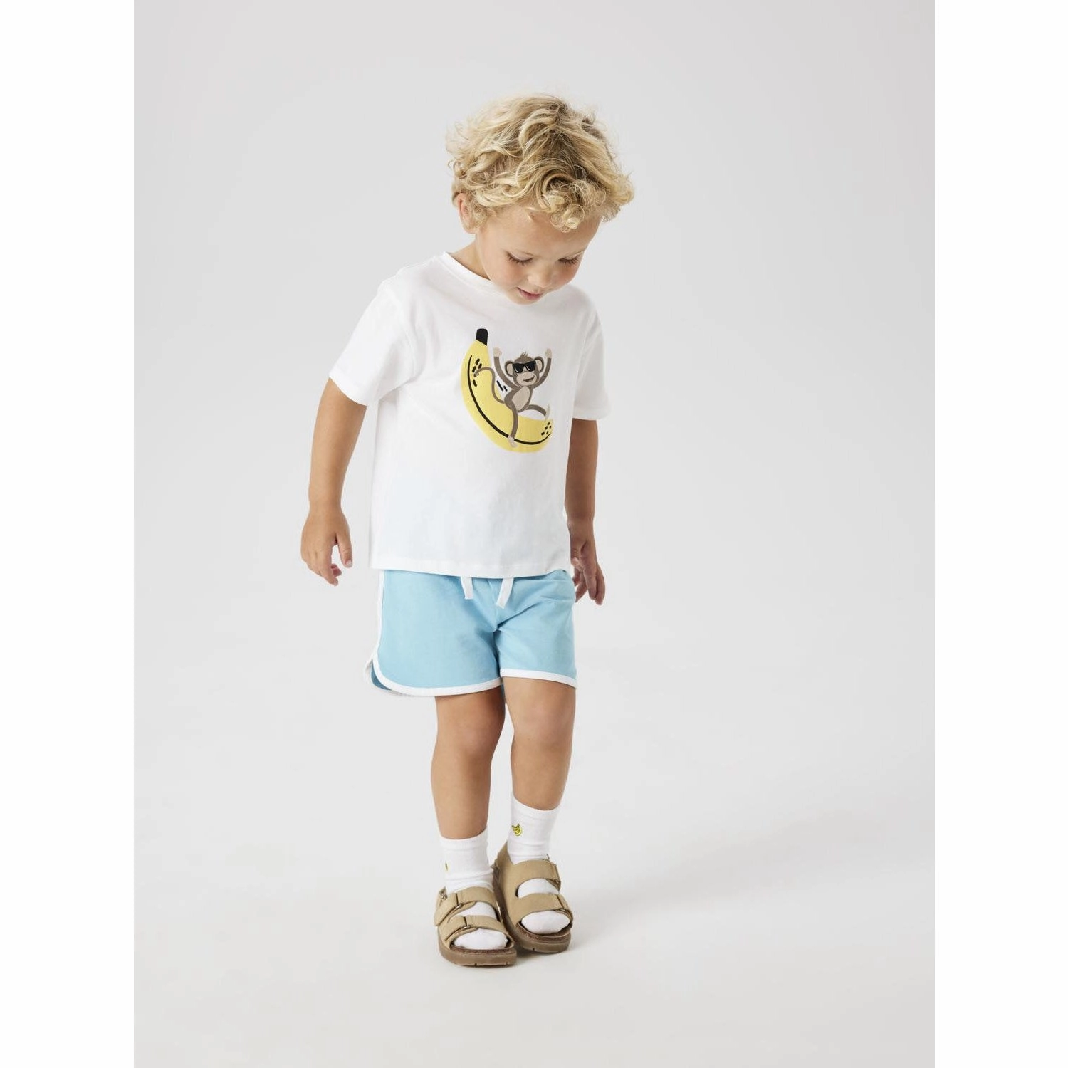 DoubleStitched Seams Relaxed Everyday Wear Name It Bright White Jax Regular T-Shirt