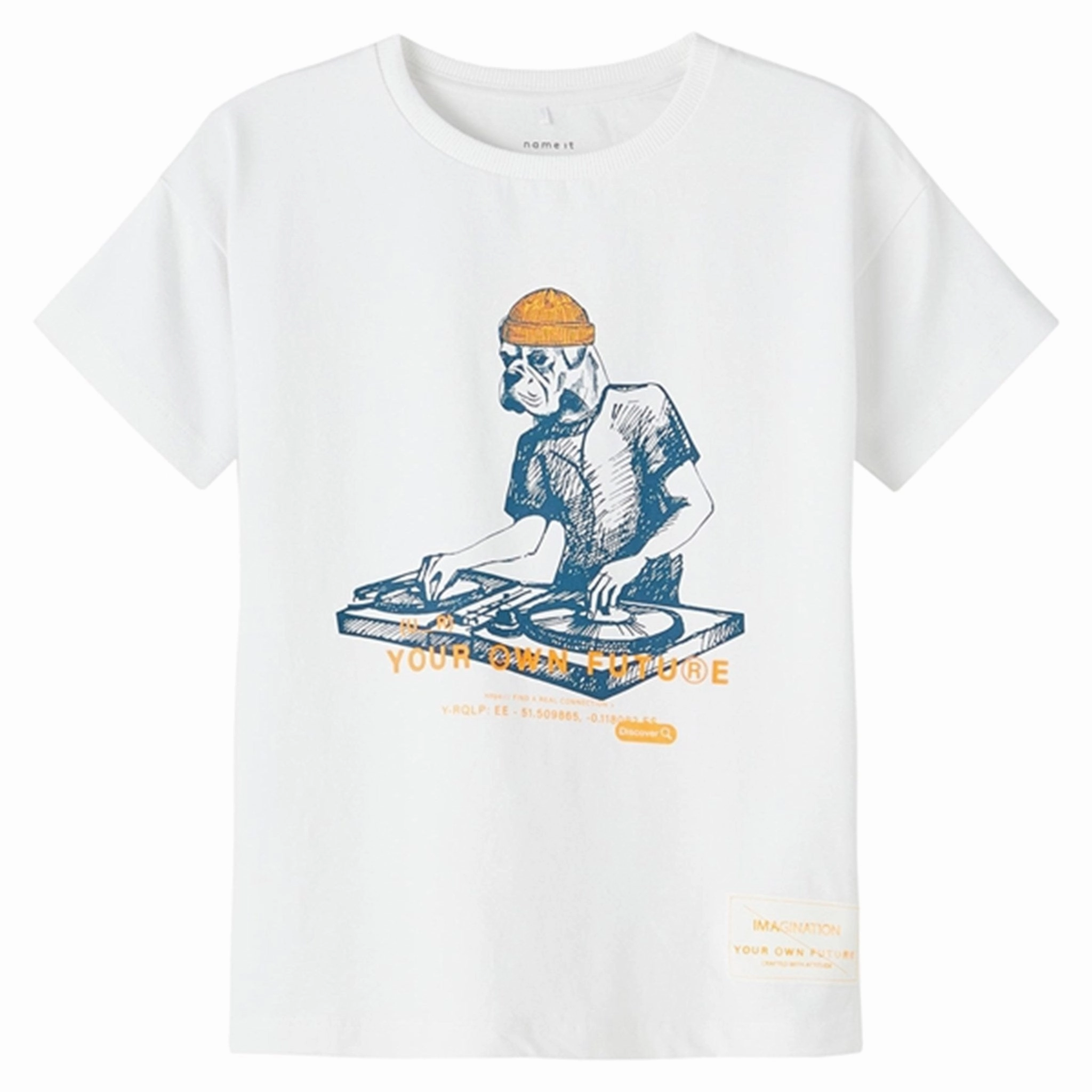 Name it Bright White Jolars T-Shirt Anti Pilling Treatment Tear Resistant