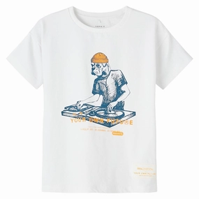 Name it Bright White Jolars T-Shirt Anti Pilling Treatment Tear Resistant