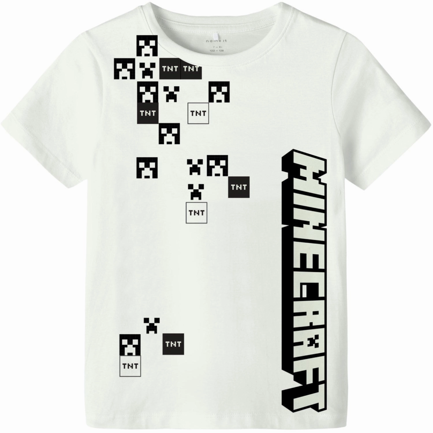 Casual Layering Chic Design Name It Bright White Mazirel Minecraft T-Shirt