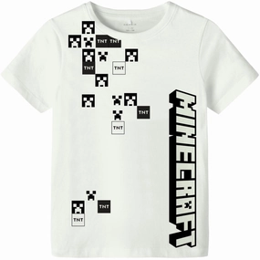 Casual Layering Chic Design Name It Bright White Mazirel Minecraft T-Shirt